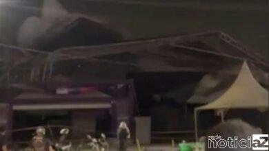 VÍDEO - Palco de show da Banda Capital Inicial desaba