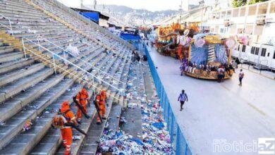 Desfiles de blocos e escolas no Rio geraram 466,2 toneladas de lixo