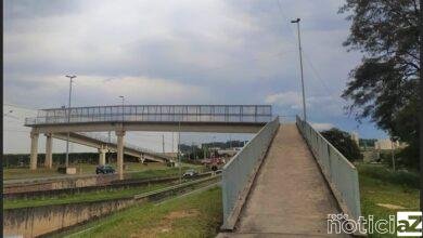 Passarela da Anhanguera passa por obras de melhorias