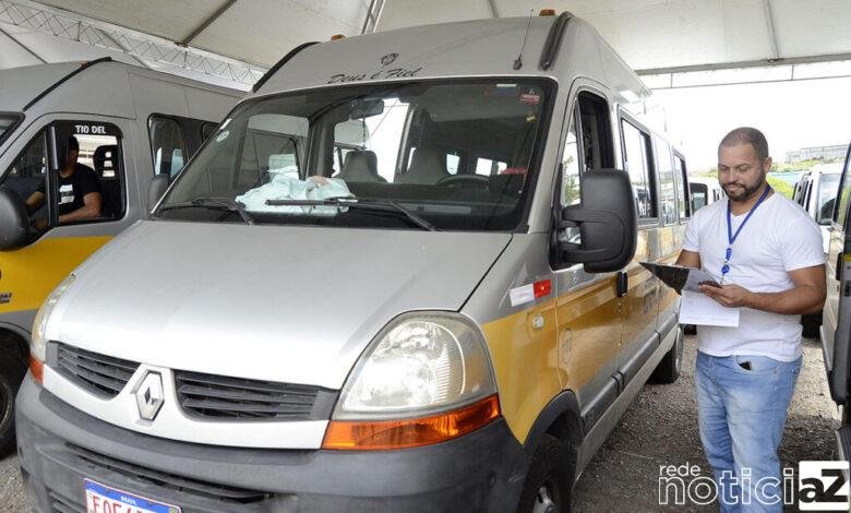 Vans escolares são fiscalizadas em Várzea Paulista