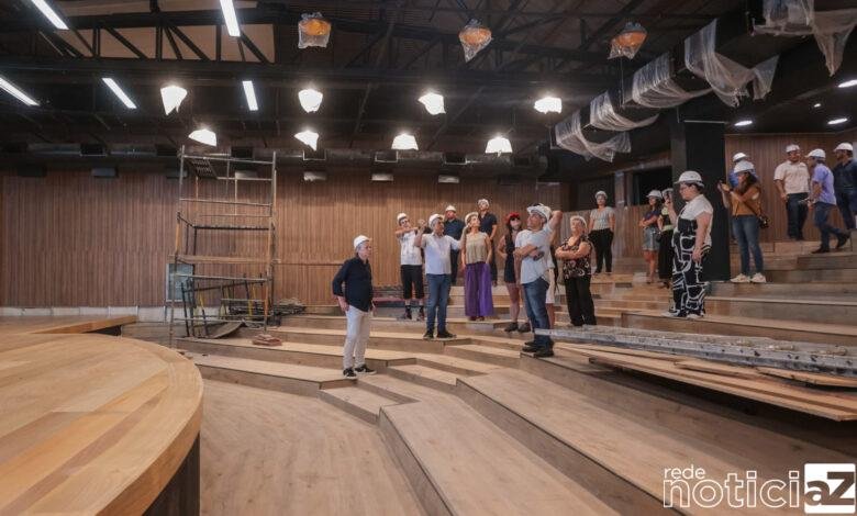 Centro das Artes de Jundiaí é vistoriado por gestores e artistas