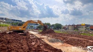 Trabalho para contenção de enchentes é realizado em Cajamar