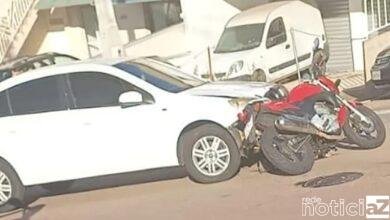 Motociclista fica ferido após acidente em Jundiaí