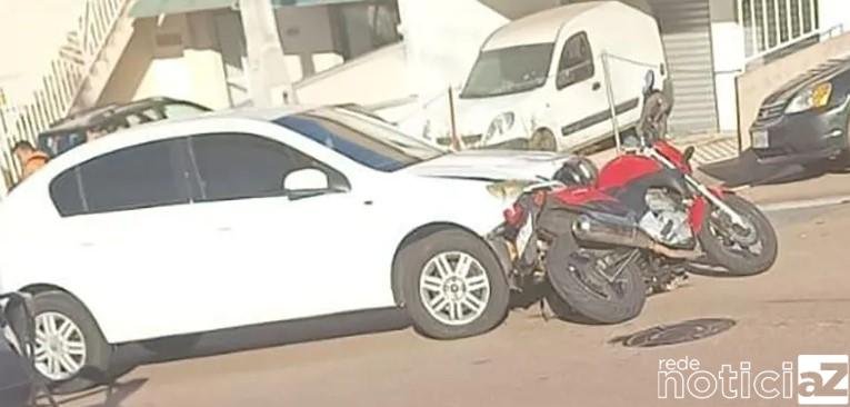 Motociclista fica ferido após acidente em Jundiaí