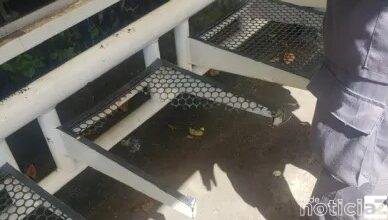 Passageiro é resgatado pelos Bombeiros ao ficar "preso" no ponto de ônibus de Jundiaí