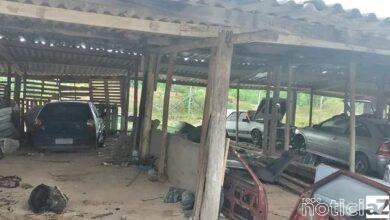 VÍDEO - Cem veículos encontrados em terreno de Itatiba são apreendidos