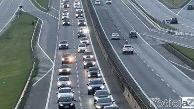 Anhanguera registra deslizamento de terra e complica o trânsito em Cajamar