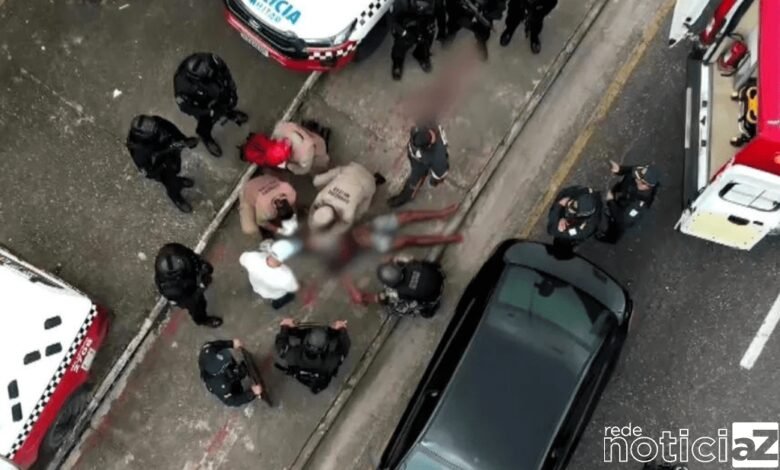 VÍDEO - Homem se entrega a Polícia após manter mulher e 3 crianças como reféns por 17 horas