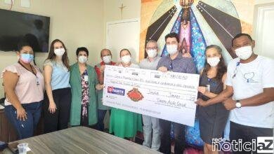 HSV recebe valor arrecadado pelo Tauste Supermercados durante campanha natalina