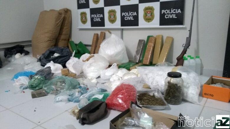 Drogas são apreendidas pela Polícia Civil em Louveira