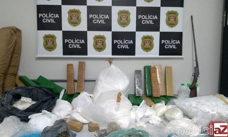 Drogas são apreendidas pela Polícia Civil em Louveira