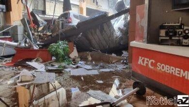 VÍDEO - Teto de Shopping entra em colapso e desaba