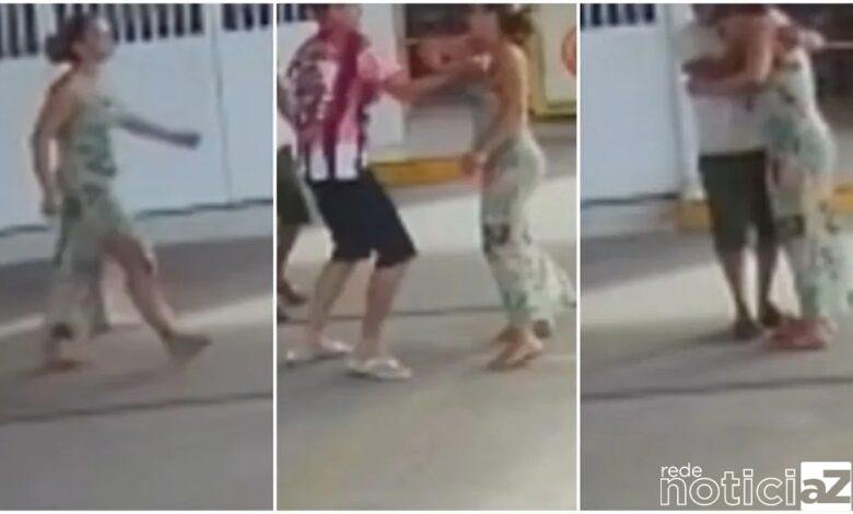 VÍDEO - Mulher reclama de assédio e é esfaqueada