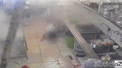 VÍDEO - Cozinheira morre após explosão de panela de pressão