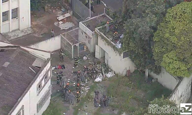 VÍDEO - Helicóptero em São Paulo e deixa 4 pessoas mortas