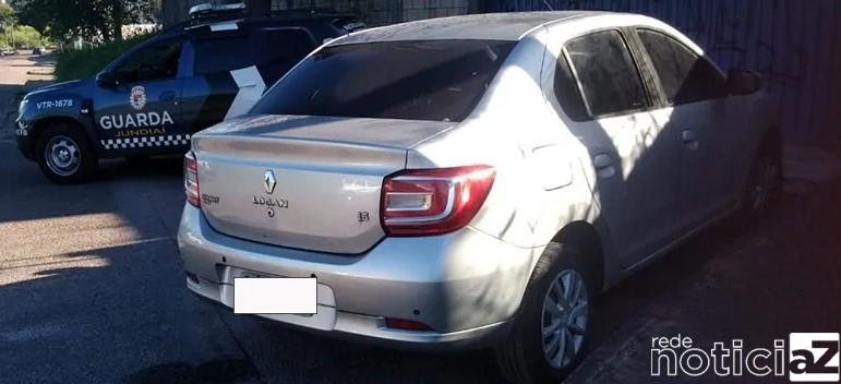 Carro furtado é recuperado por alunos da Guarda de Jundiaí