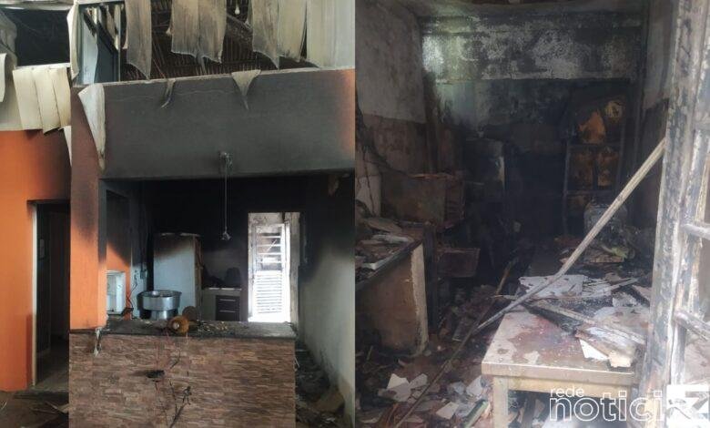 Incêndio destrói comércio de Jundiaí