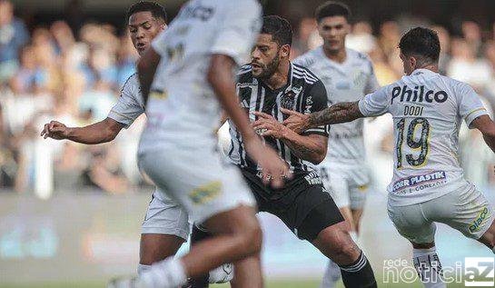Santos e Atlético-MG empatam e seguem sem vencer no Brasileirão