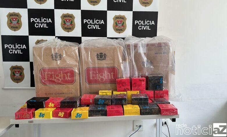 Galpão usado para armazenar cigarros contrabandeado do Paraguai é descoberto pela Polícia