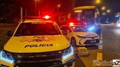 Homem é preso pela Polícia Rodoviária com drogas em ônibus