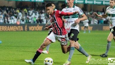 São Paulo empata com o Coritiba pela terceira rodada do Brasileirão
