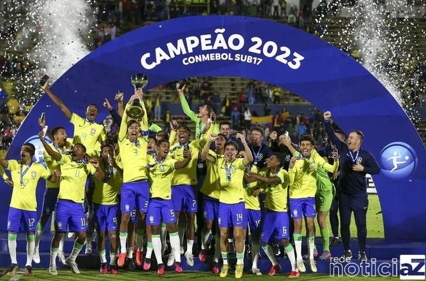 Brasil conquista o Sul-americano Sub-17 de maneira invicta