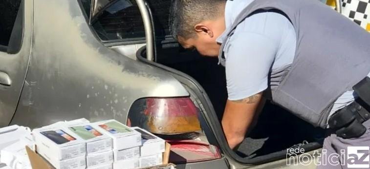 Carga de celulares roubados é recuperada e dupla é presa em Jundiaí