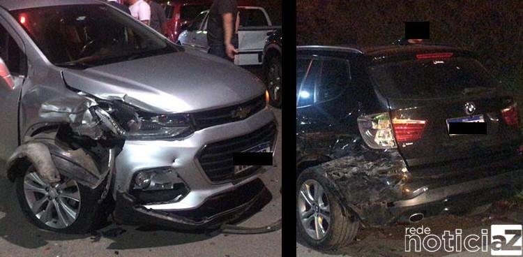 Carros provocam acidente em Jundiaí