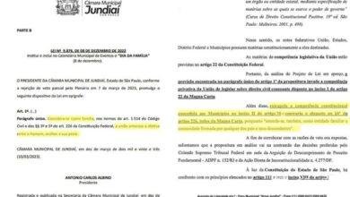 Advogados pedem revogação de lei que institui Dia da Família em Jundiaí