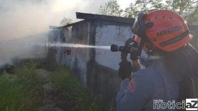 Incêndio consome área de mata em Campo Limpo Paulista