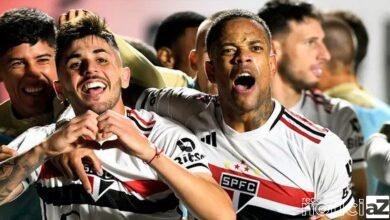 São Paulo tem momentos de sustos, mas goleia o Vasco