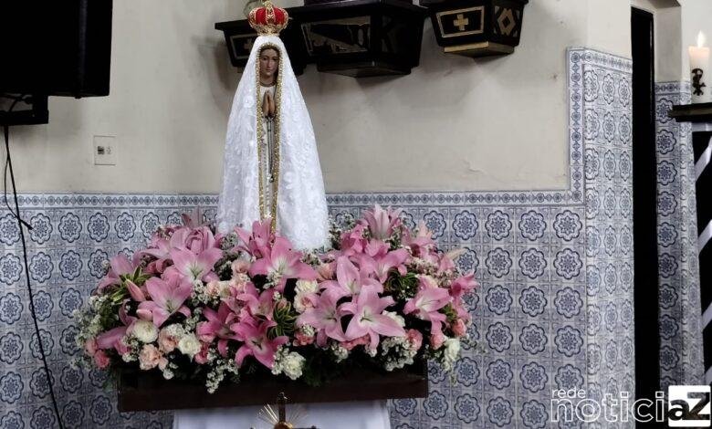 Fieis celebram o fim de semana das Mães para agradecer Nossa Senhora de Fátima