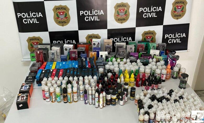 Operação da DISE apreende cigarros eletrônicos em Jundiaí