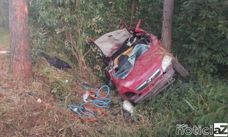 Capotamento resulta na morte de dois homens em Jarinu