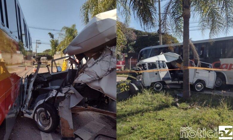 Idoso de 73 anos se envolve em acidente envolvendo ônibus em Jundiaí