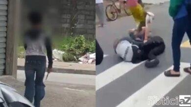 VÍDEO - Jovem é esfaqueada em frente de escola na Praia Grande