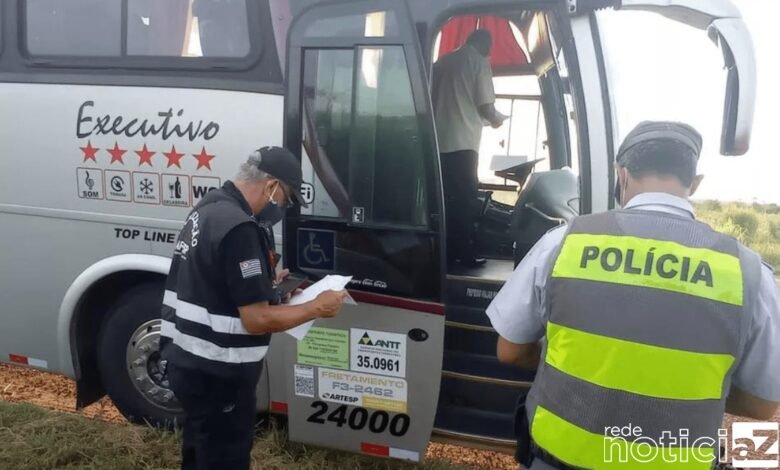 Fiscalização nas estradas já apreendeu mais de mil ônibus clandestinos em 2023