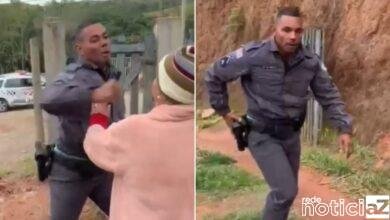 VÍDEO - PM dá soco em idosa de 70 anos