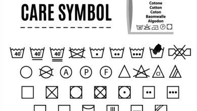 Símbolos nas etiquetas das roupas: saiba seus significados
