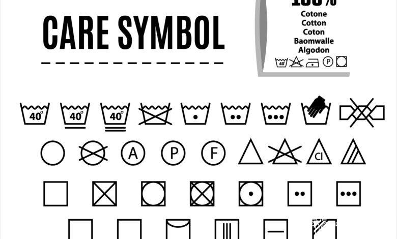 Símbolos nas etiquetas das roupas: saiba seus significados