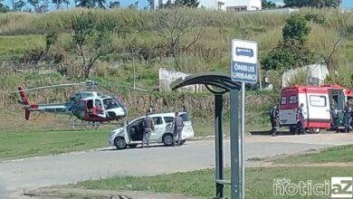 Homem é atingido por objeto de 500kg e é hospitalizado