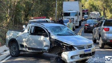 Motorista capota em estrada que liga Jarinu a Jundiaí