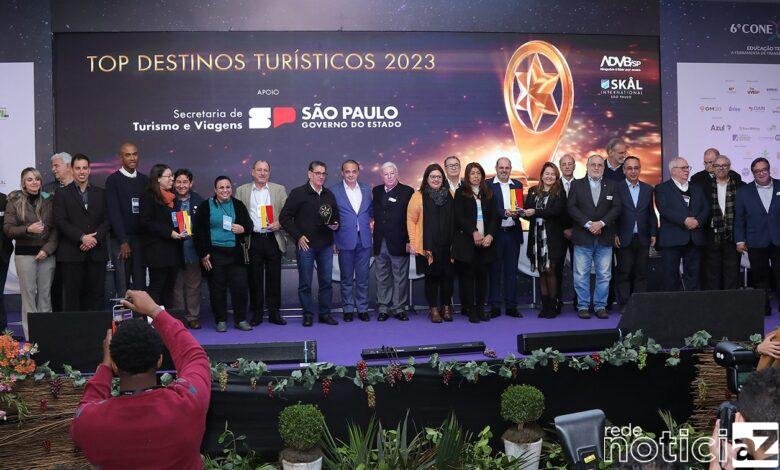 Confira os vencedores do Prêmio Top Destinos Turísticos