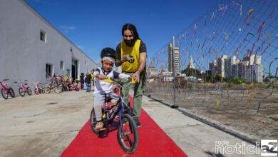 Ciclofaixa educativa é inaugurada na Fábrica das Infâncias de Jundiaí