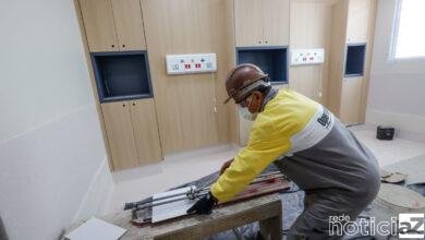 Reformas em quartos no Hospital São Vicente estão sendo realizas devido a projeto