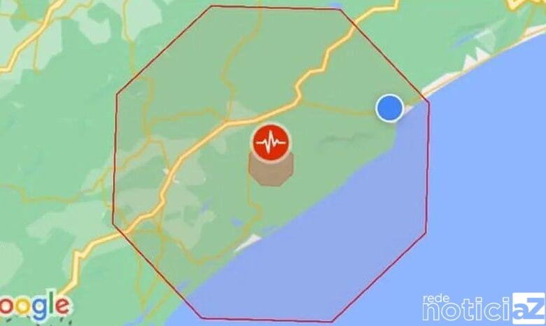 Tremor é sentido por moradores de cidades do Litoral Paulista