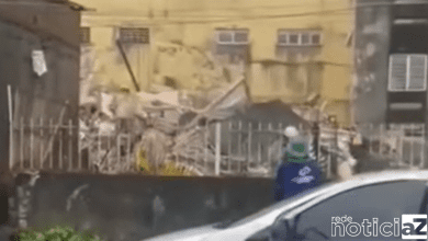 Vídeo mostra momento em que prédio desaba no Grande Recife