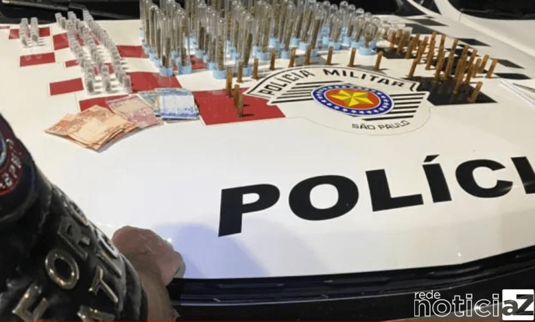 Força Tática apreende drogas e detém suspeito