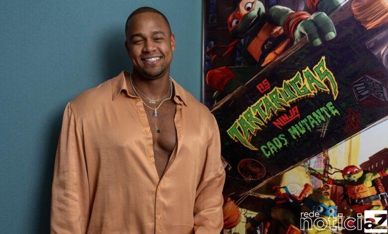 Léo Santana estreia como dublador em 'As Tartarugas Ninja Caos Mutante'