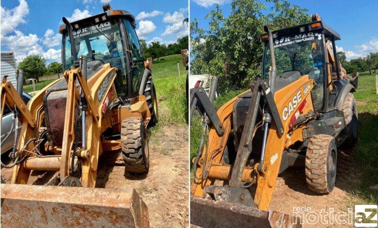 Retroescavadeiras avaliadas em R$ 600 mil são furtadas em Campo Limpo Paulista